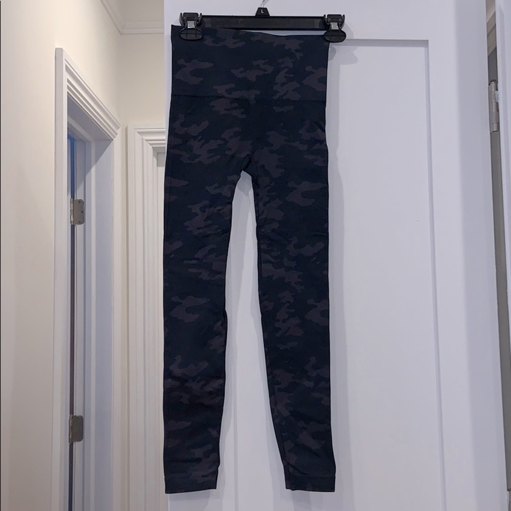 Spanx Black Camo Leggings